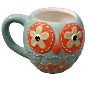 CERAMIC Owl Cup Mug Cracker Barrel Coffee Tea